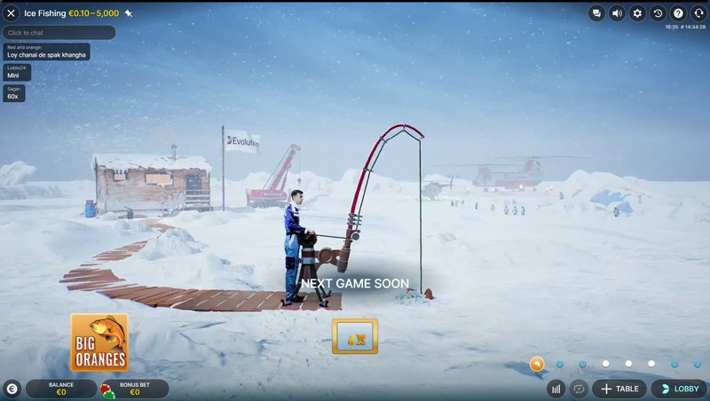 Ice fishing game online, ice fishing live game